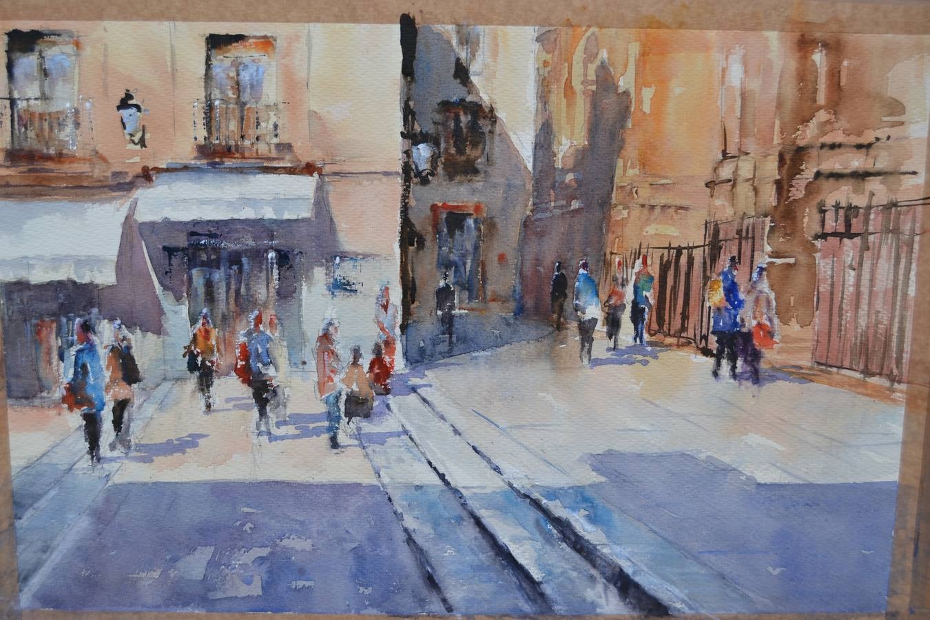 Un centenar de pintores de Andalucía Oriental celebraron el domingo, 25 de noviembre, el Día Mundial de la Acuarela, en el entorno de la Catedral de Granada