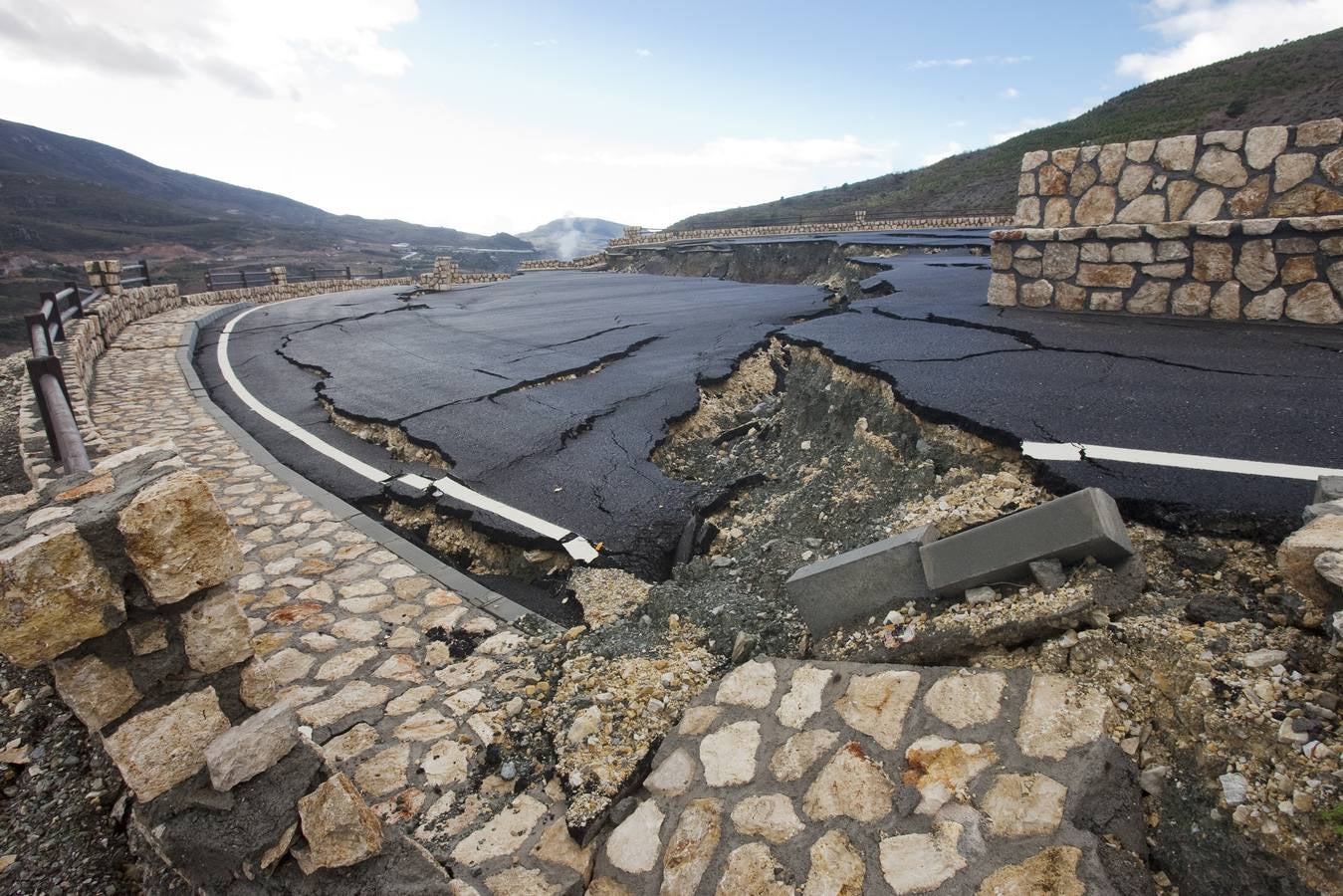 Los primeros problemas aparecieron en 2008. Estas fotos son de 2010