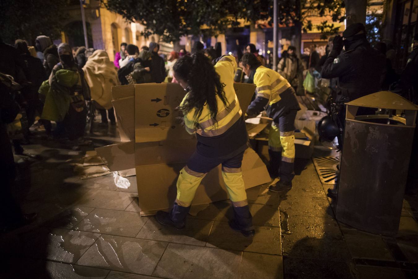 La Policía Local ha llevado a cabo esta acción sin que se hayan registrado incidentes