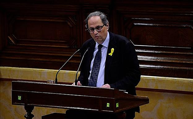 El presidente de la Generalitat, Quim Torra.
