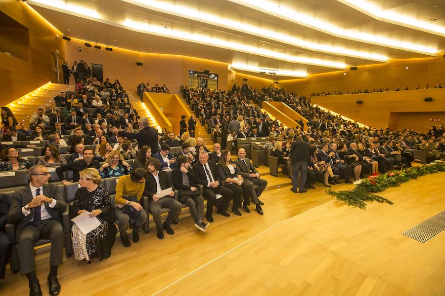 Buen ambiente durante la gala a los mejores granadinos del año 2018