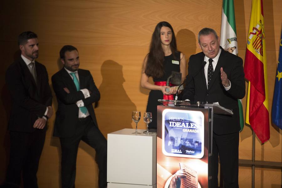 Buen ambiente durante la gala a los mejores granadinos del año 2018