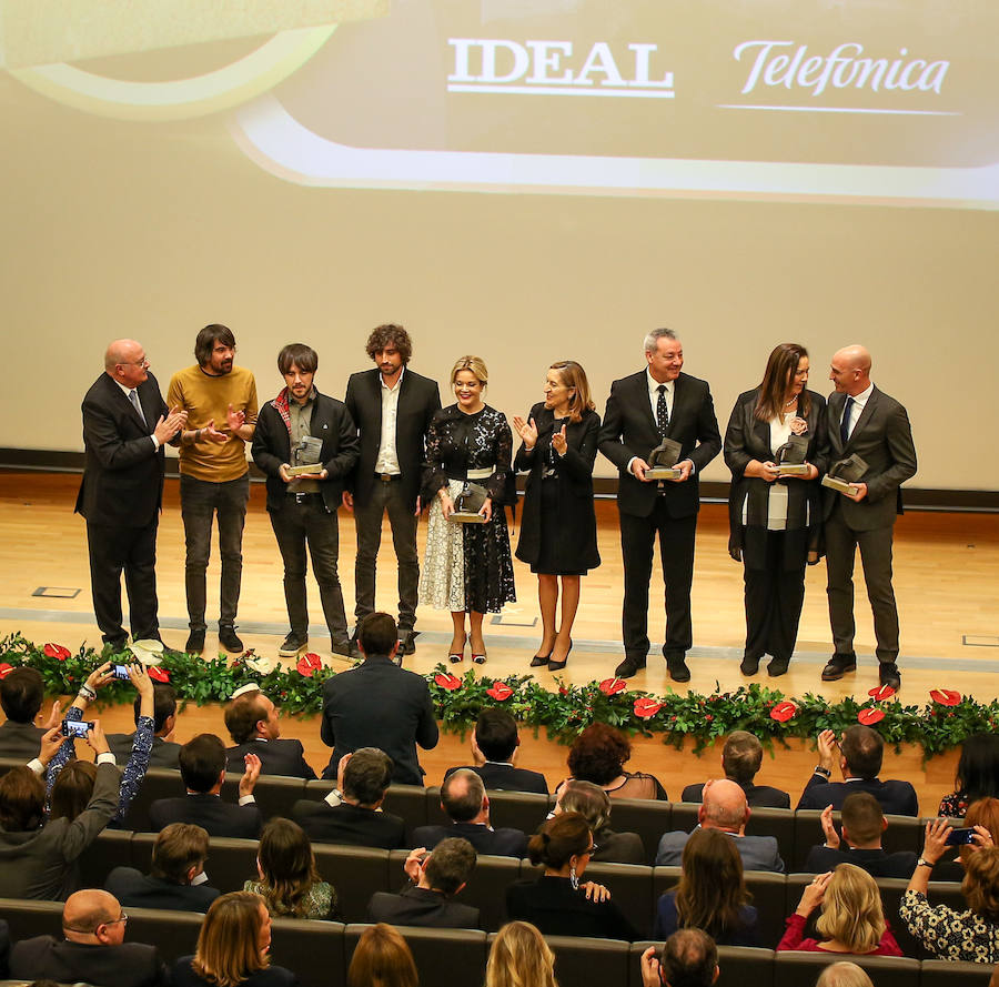 Buen ambiente durante la gala a los mejores granadinos del año 2018