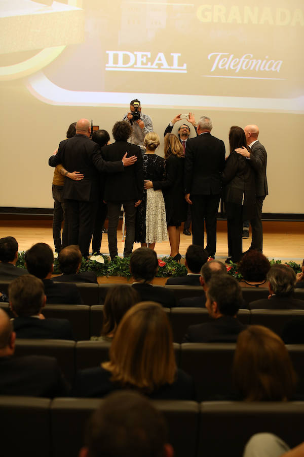 Buen ambiente durante la gala a los mejores granadinos del año 2018
