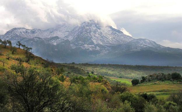 Parque Nacional de la Sierra de las NIeves desde la localidad de Yunquera 