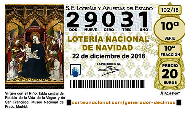 El 29031, quinto premio del sorteo de la Lotería de Navidad cae en Almería, Jaén, Granada, Barcelona, Lleida y Madrid