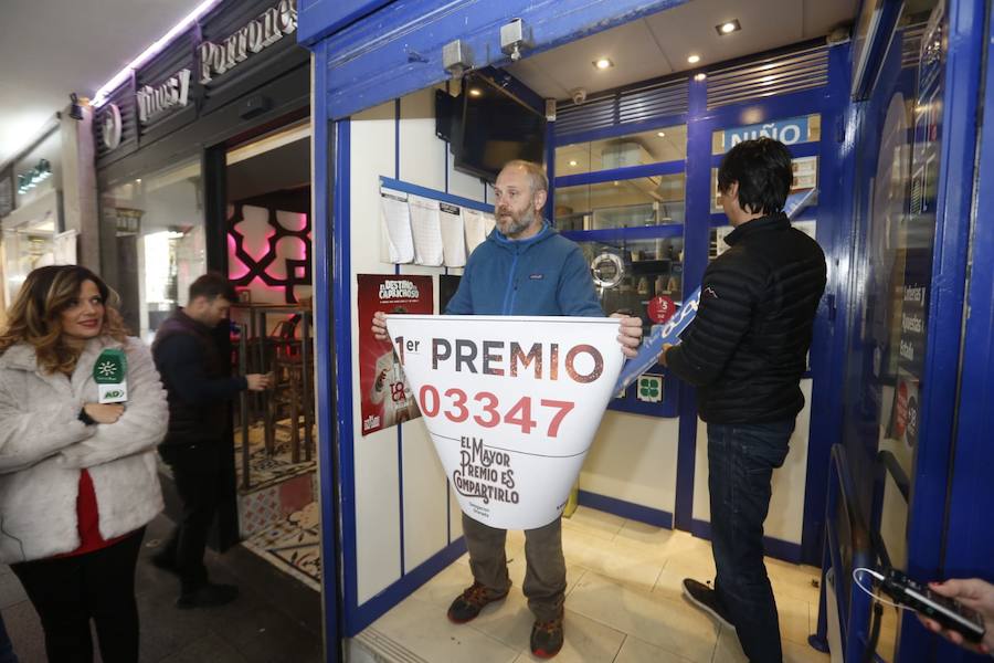 El primer premio, el tercero, uncuarto y algunos quintos, han dejado dinero en la provincia granadina