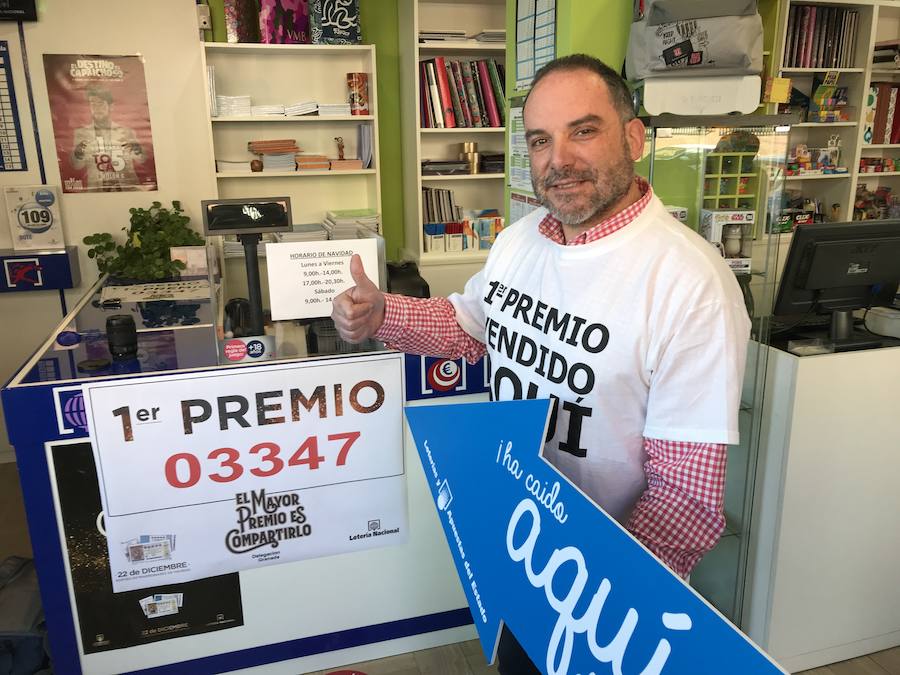 El primer premio, el tercero, uncuarto y algunos quintos, han dejado dinero en la provincia granadina