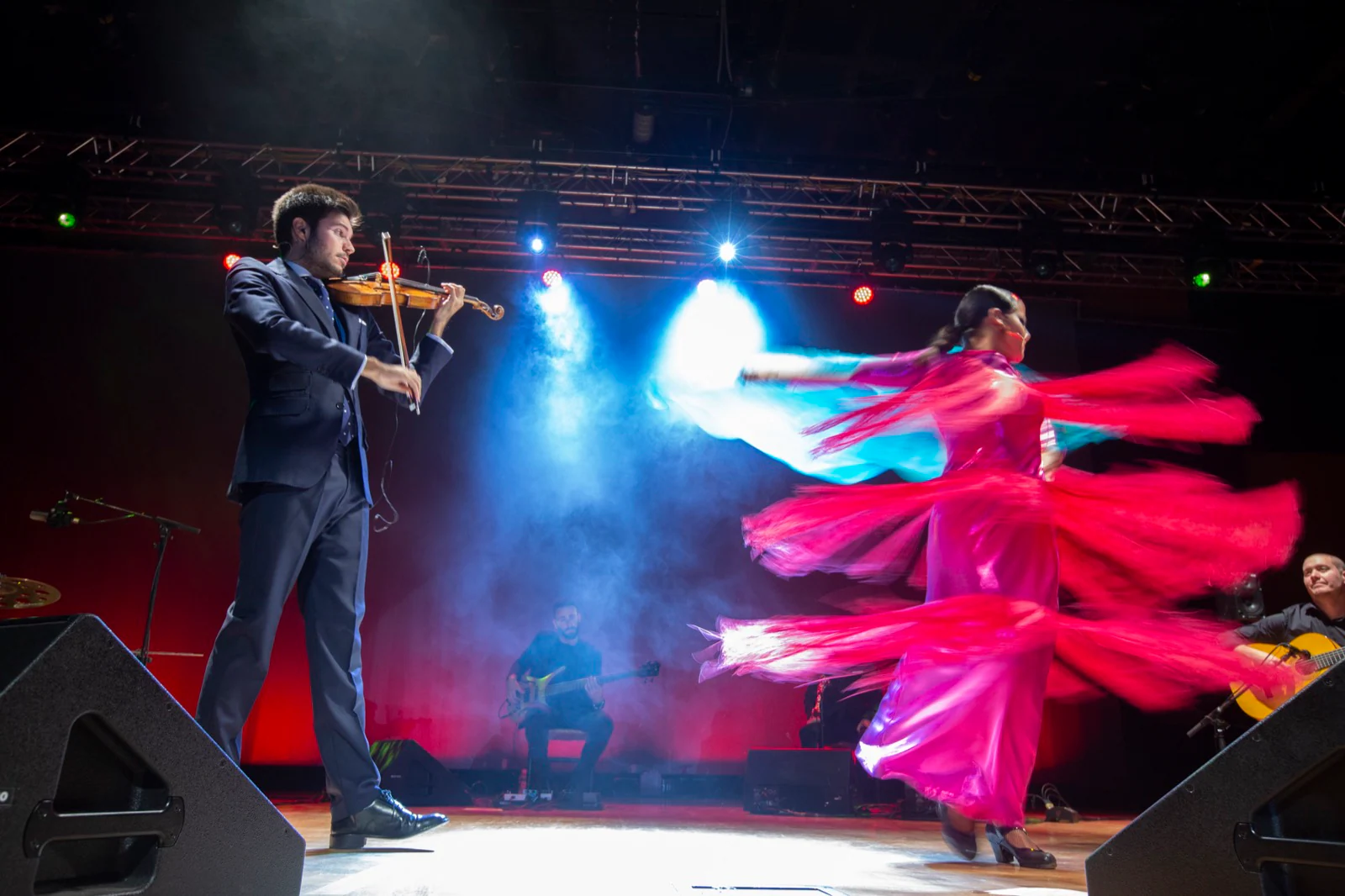 Así fue la actuación del violinista en Granada