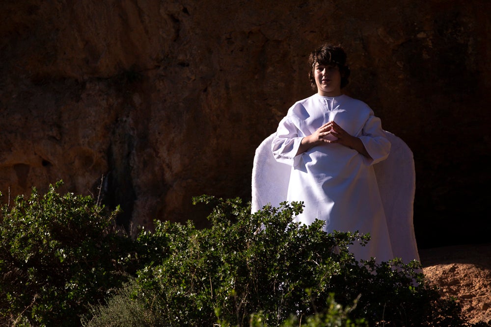 El anejo motrileño de Tablones ha vuelto a organizar su exitoso Belén Viviente, que el municipio 'utiliza' como reclamo turístico