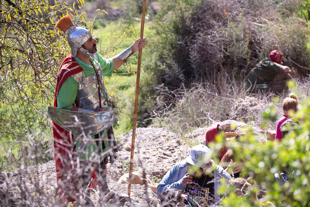 El anejo motrileño de Tablones ha vuelto a organizar su exitoso Belén Viviente, que el municipio 'utiliza' como reclamo turístico