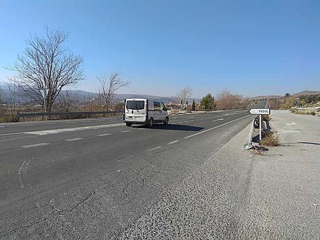 El kilómetro 168 de la antigua N-323 es el principal punto negro de las carreteras granadinas.