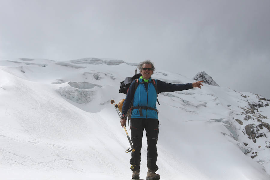 El almeriense Salvador Hurtado hace cumbre en el Vallunaraju