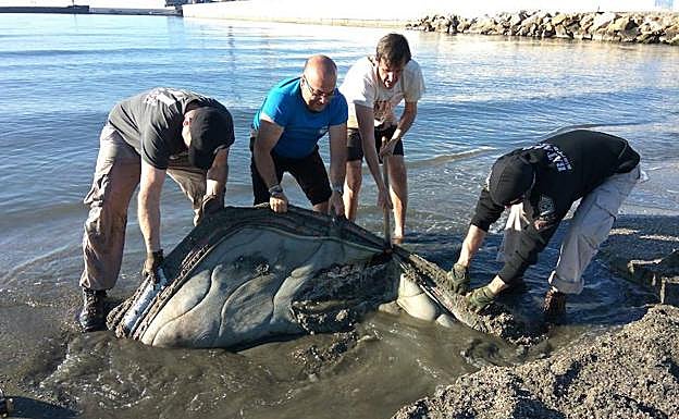Fue necesario un gran esfuerzo para poder sacar los colchones
