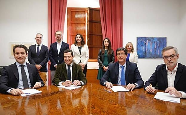 El nuevo presidente de la Junta: PP y Ciudadanos quieren que el pleno de investidura sea el lunes 14 de enero