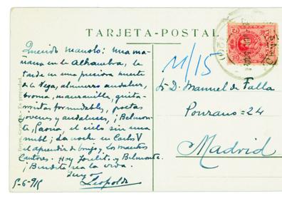 Imagen secundaria 1 - La historia de amistad entre Falla y su &#039;banquero&#039;