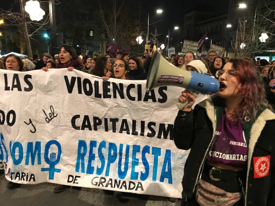 Gran Vía está cortada por la concentración, que irá en manifestación hasta plaza del Carmen