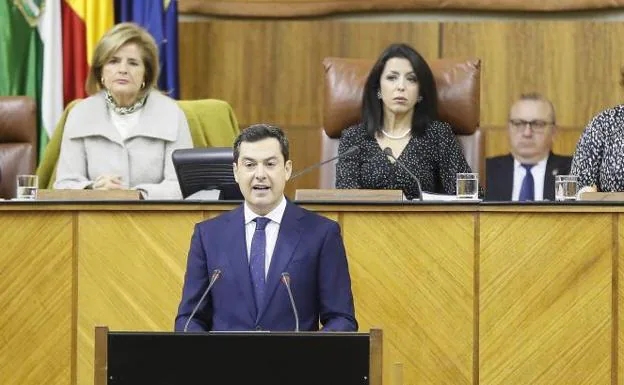 Juanma Moreno Bonilla presenta el gobierno del cambio con el empleo como objetivo prioritario