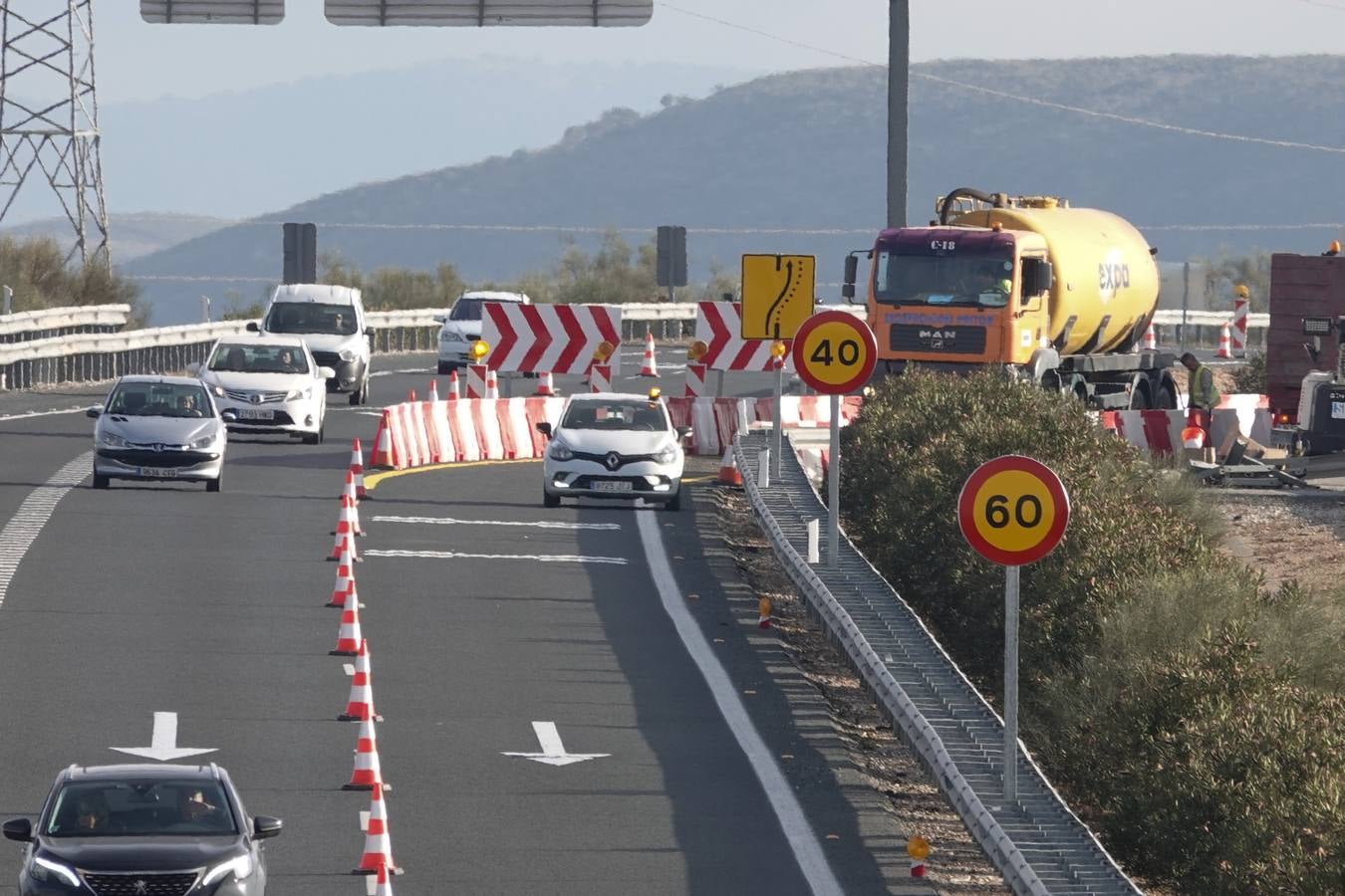 Este tramo de la Autovía de la Costa registra una densidad media de 27.379 vehículos diarios