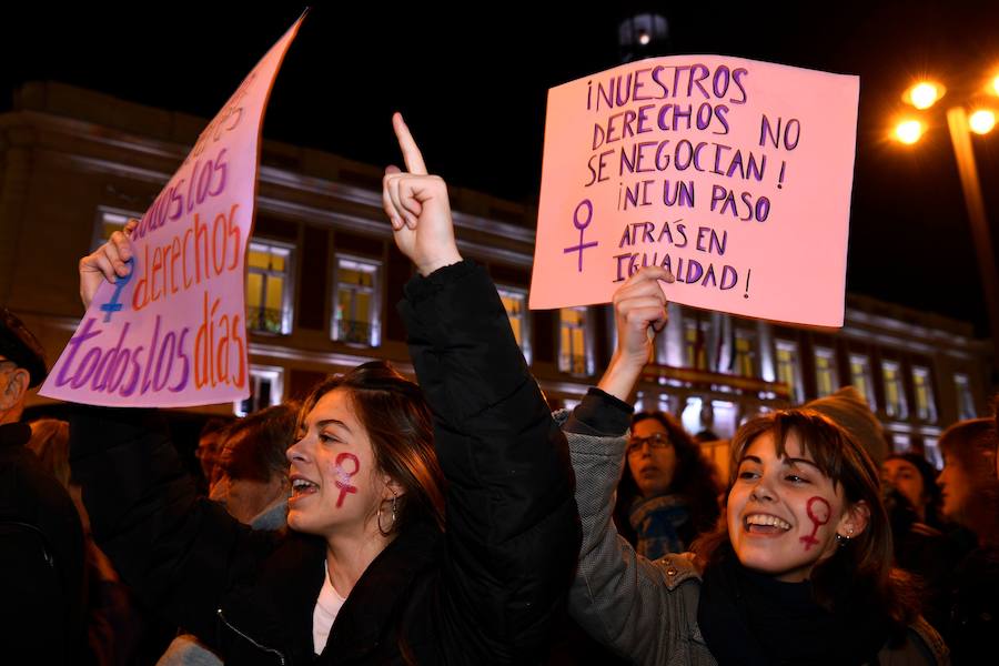 Ha sido el ensayo general de la movilización del 8 de marzo, Día Internacional de la Mujer, cuando por convocatoria de los sindicatos habrá una huelga feminista