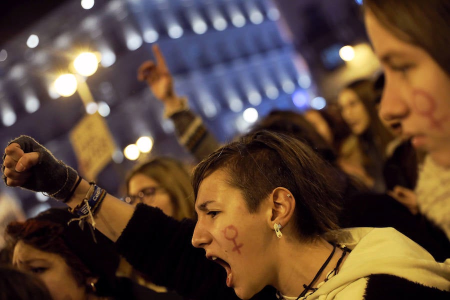 Ha sido el ensayo general de la movilización del 8 de marzo, Día Internacional de la Mujer, cuando por convocatoria de los sindicatos habrá una huelga feminista