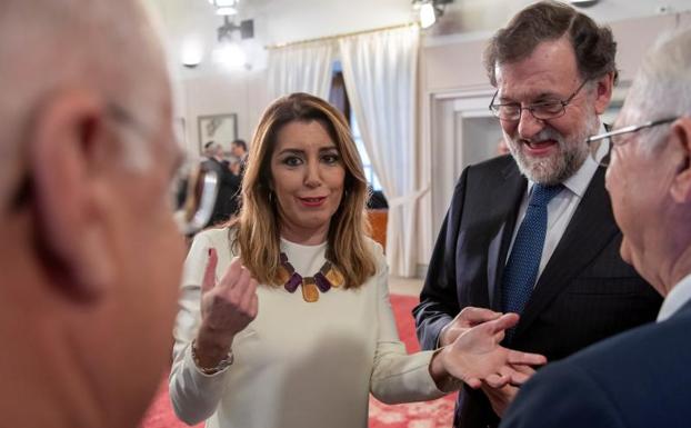 Susana Díaz, «muy agradecida» a Pedro Sánchez por el «cariño» que le ha transmitido hace «unas horas»