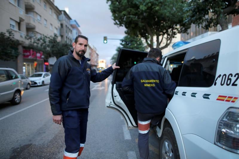 Pertenecen a la Brigada de Salvamento Minero de Asturias