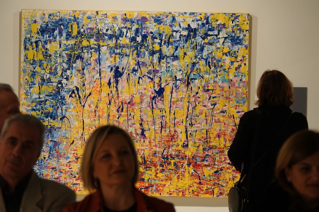 La Biblioteca de Andalucía acoge la exposición 'Palabras más allá del liezo', en la que tres pintores interpretan los textos de trece poetas andaluces de reconocido prestigio