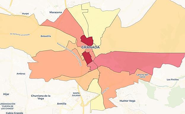 Granada es una de las diez grandes ciudades más ricas de España