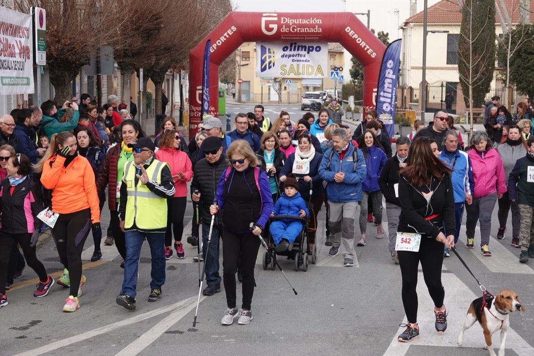 Un recorrido de 7 kilómetros en la categoría absoluta que transcurrió entre secaderos. Este año volvió a haber una categoría para senderistas de 5 kilómetros.