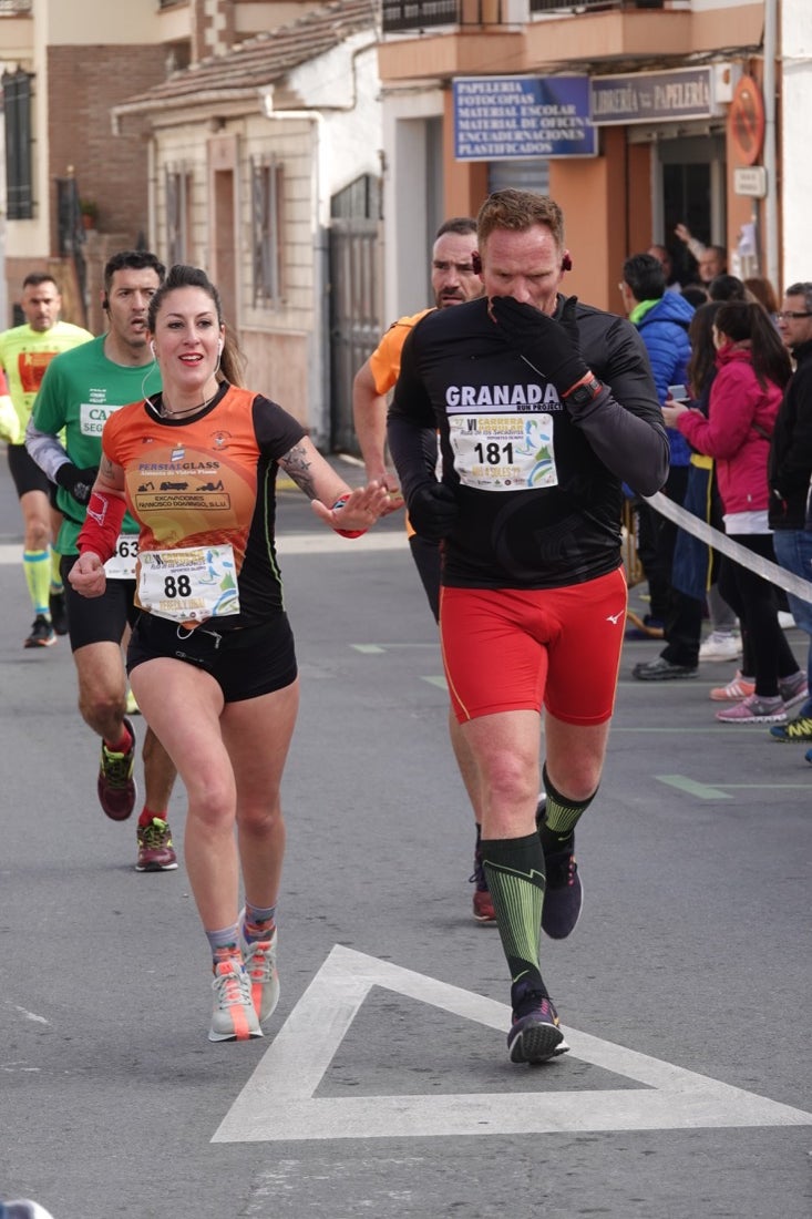 Un recorrido de 7 kilómetros en la categoría absoluta que transcurrió entre secaderos. Este año volvió a haber una categoría para senderistas de 5 kilómetros.