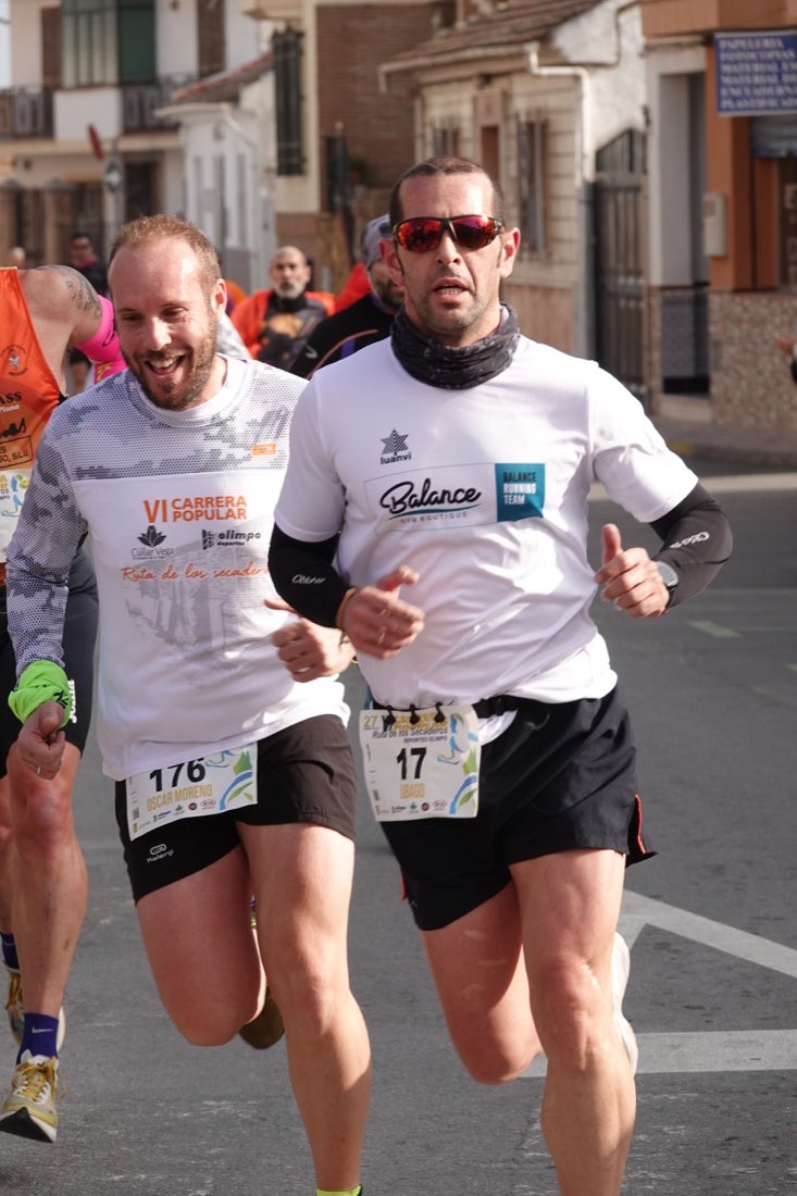 Un recorrido de 7 kilómetros en la categoría absoluta que transcurrió entre secaderos. Este año volvió a haber una categoría para senderistas de 5 kilómetros.