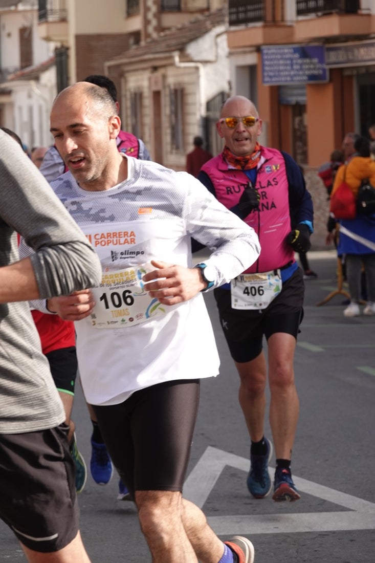 Un recorrido de 7 kilómetros en la categoría absoluta que transcurrió entre secaderos. Este año volvió a haber una categoría para senderistas de 5 kilómetros.