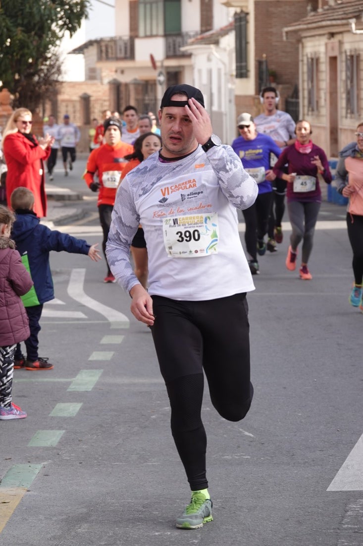 Un recorrido de 7 kilómetros en la categoría absoluta que transcurrió entre secaderos. Este año volvió a haber una categoría para senderistas de 5 kilómetros.