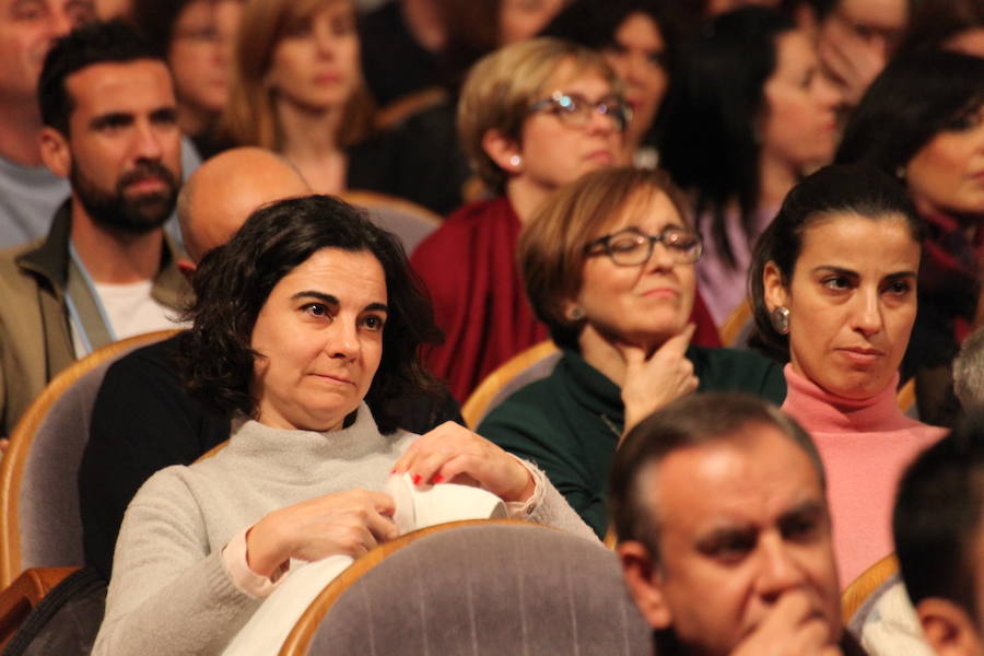 Emilio Calatayud ofreció ayer una conferencia en el Auditorio organizada por la Escuela de Padres de IDEAL