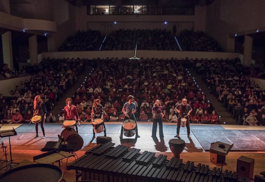 En la jornada del jueves, colegios de Granada y Almería se acercaron a disfrutar del progama 'Ritmos