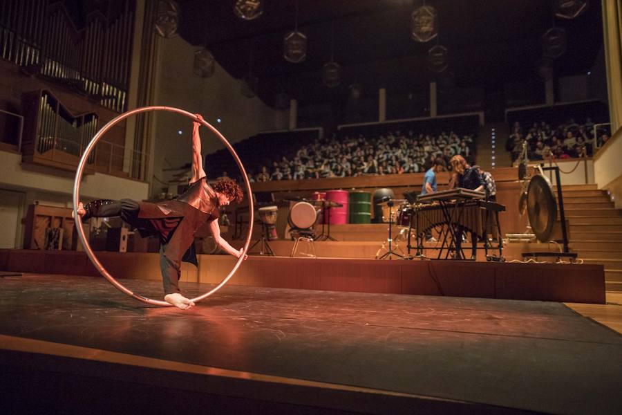 En la jornada del jueves, colegios de Granada y Almería se acercaron a disfrutar del progama 'Ritmos