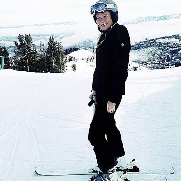 Gwyneth Paltrow, en la nieve.