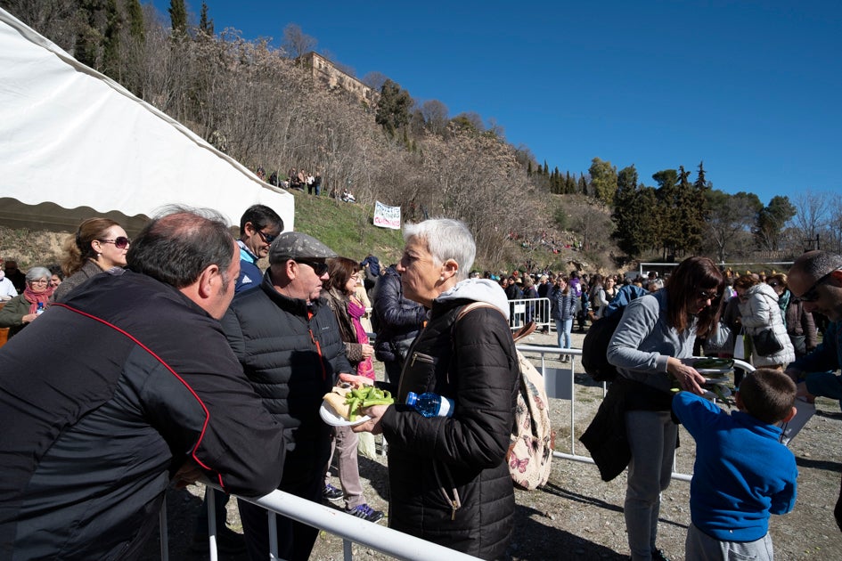 La celebración del patrón de Granada ha estado este año marcada por las alertas de nieve y frío de la Aemet