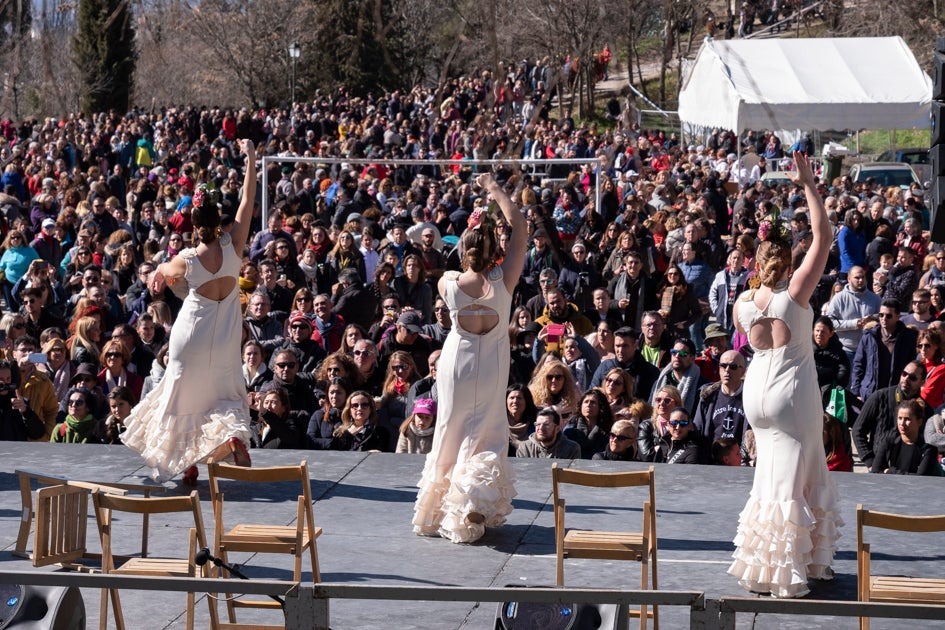 La celebración del patrón de Granada ha estado este año marcada por las alertas de nieve y frío de la Aemet