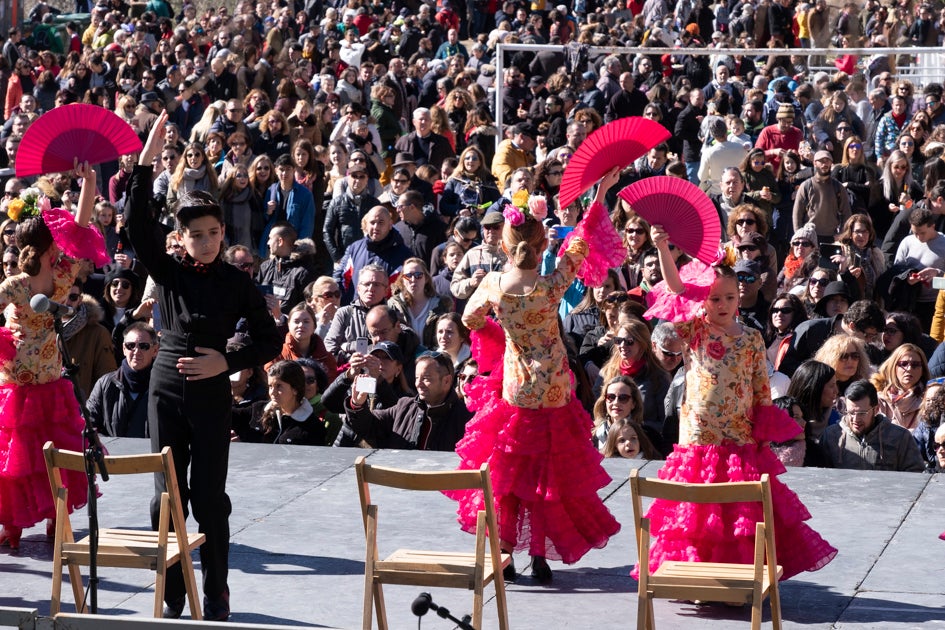 La celebración del patrón de Granada ha estado este año marcada por las alertas de nieve y frío de la Aemet