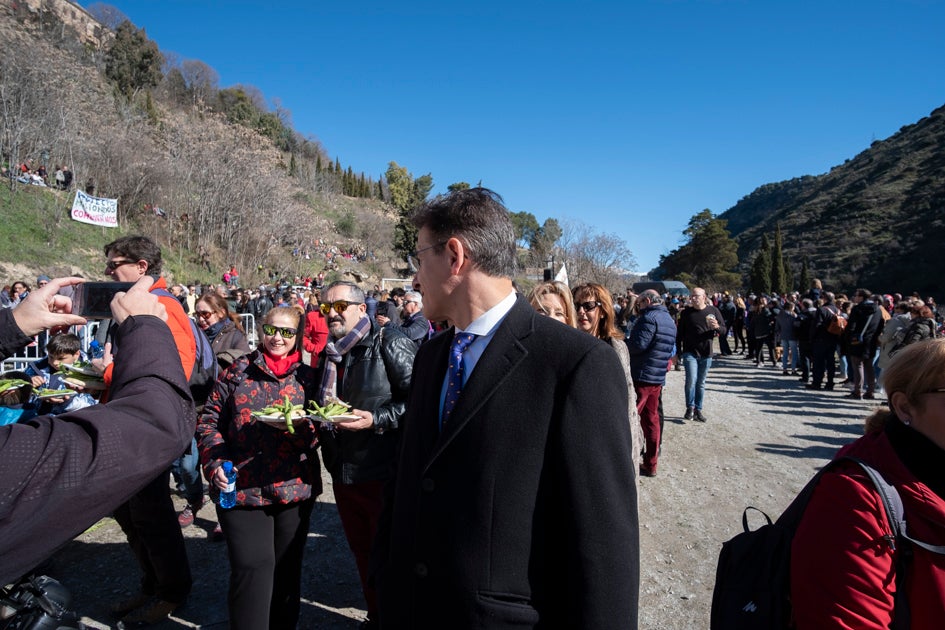 La celebración del patrón de Granada ha estado este año marcada por las alertas de nieve y frío de la Aemet
