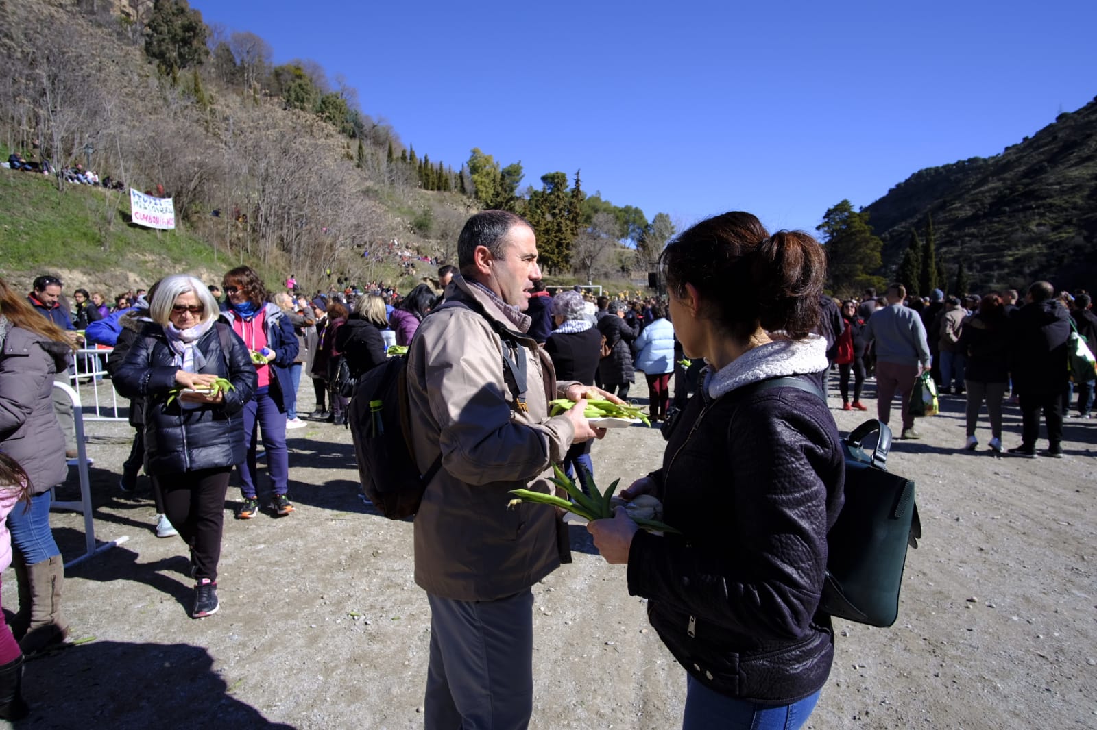 La celebración del patrón de Granada ha estado este año marcada por las alertas de nieve y frío de la Aemet