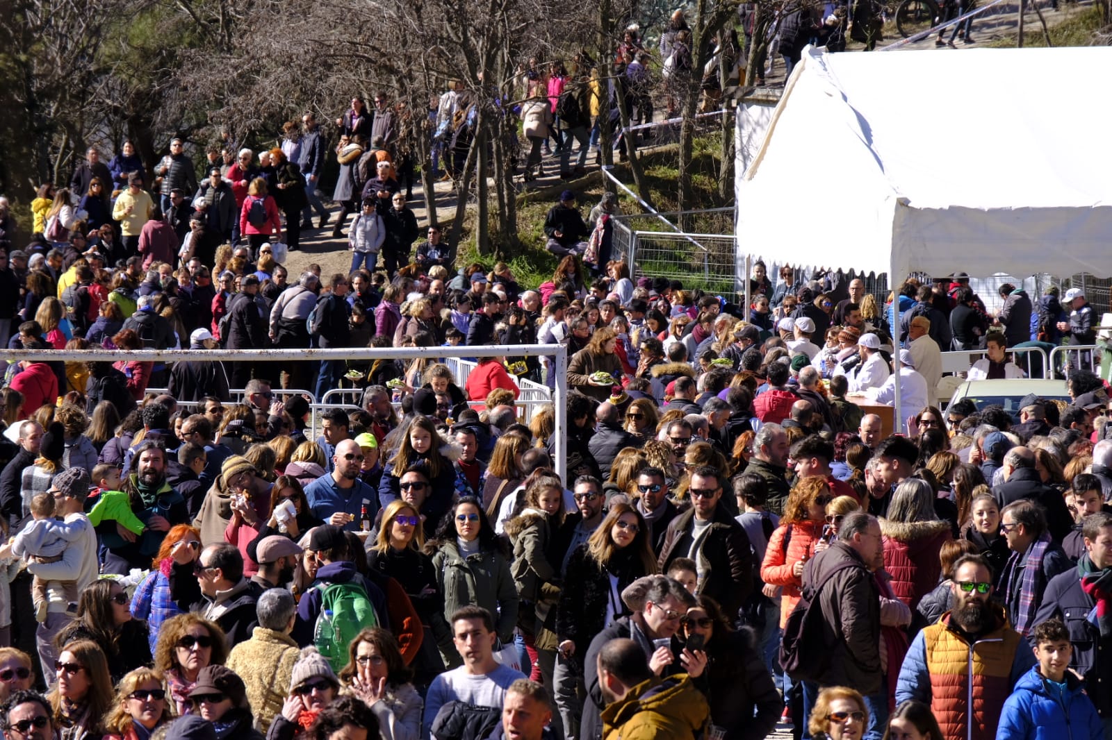 La celebración del patrón de Granada ha estado este año marcada por las alertas de nieve y frío de la Aemet