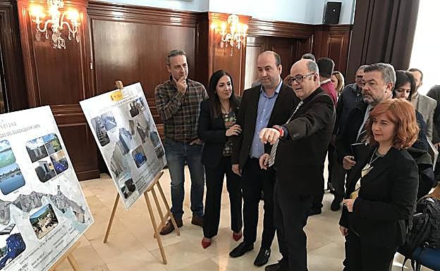 Presentación del proyecto esta mañana en la Subdelegación del Gobierno. 