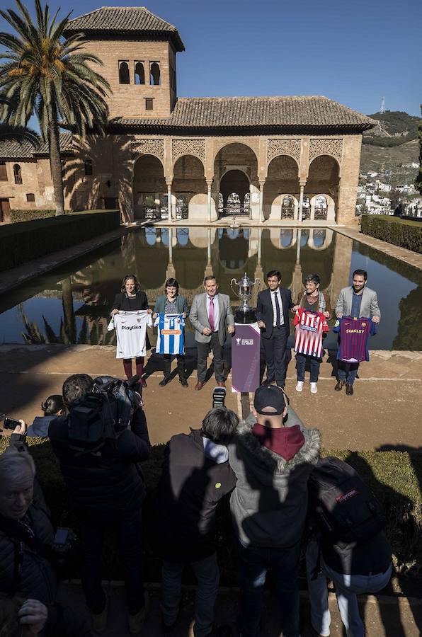 La final del torneo se jugará en el estadio de Los Cármenes de Granada el 11 de mayo y al trofeo aspiran Atlético de Madrid, Real Sociedad, Sevilla y Barcelona.