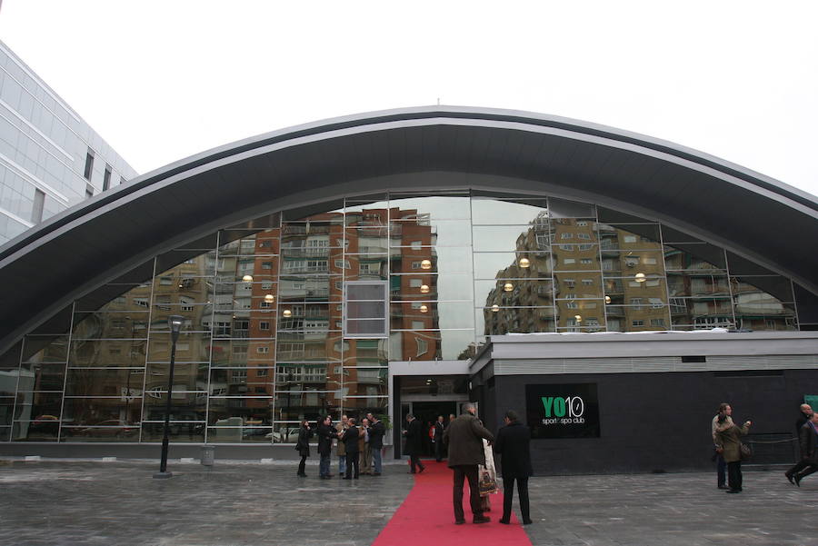 Inauguración del gimnasio Yo10 en 2009