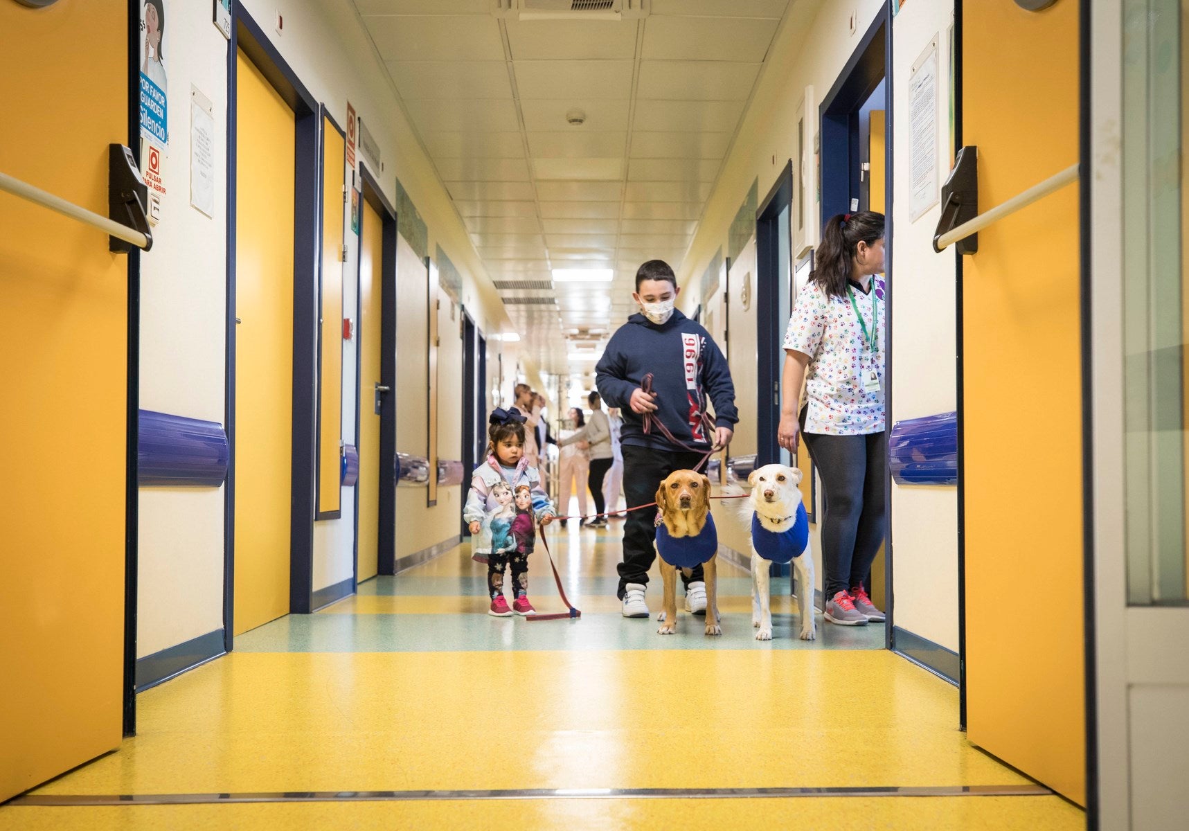 Parcitipan en sesiones de terapia individualizada de 45 minutos cada martes con niños de las unidades de Oncología y Cirugía Infantil del Materno-Infantil del Virgen de las Nieves