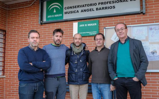 Representantes del Conservatorio Superior de Música 