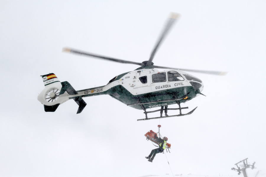 Simulacro de rescate en Sierra Nevada